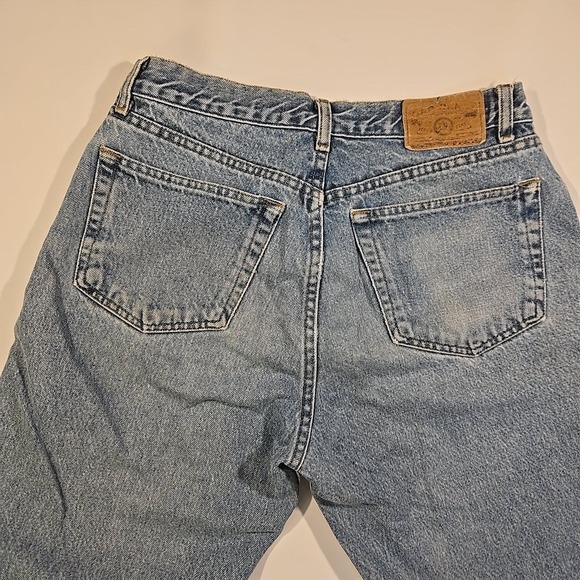 VTG 1997 Gap 1969 Men 31x32 Blue High Rise Tapered Jeans 7in Leg 90s USA Loose - Picture 4 of 12
